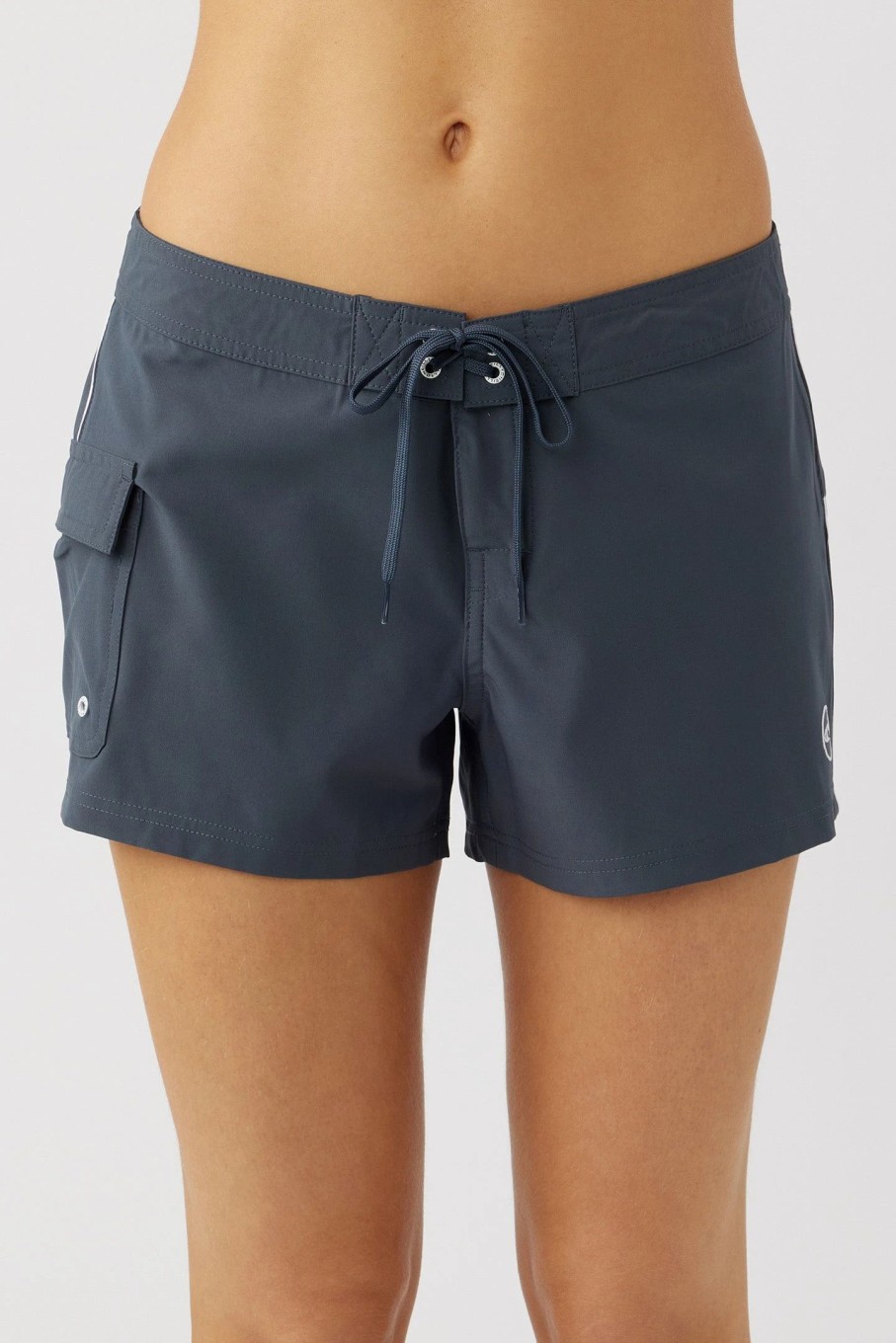 Women * | O'Neill Saltwater Solids Stretch 3" Boardshort Slate