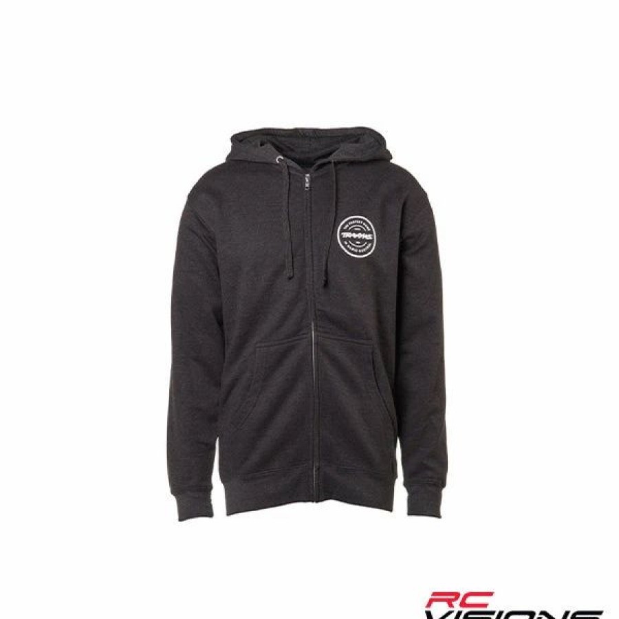 Apparel * | Traxxas Token Zip Hoodie Charcoal