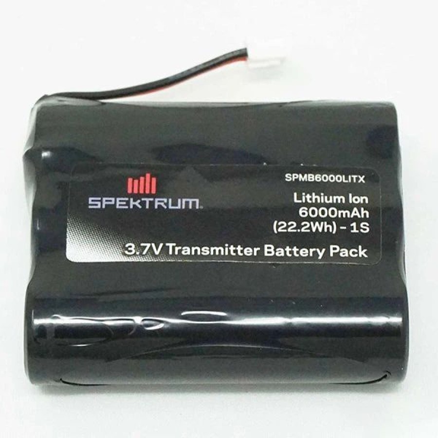 Airplanes * | Horizon Hobbies, Inc. Spektrum Rc 3.7V 6000Mah 1S Transmitter Battery: Ix12/Nx6/Nx8 Tx Plug (Xh-1S)