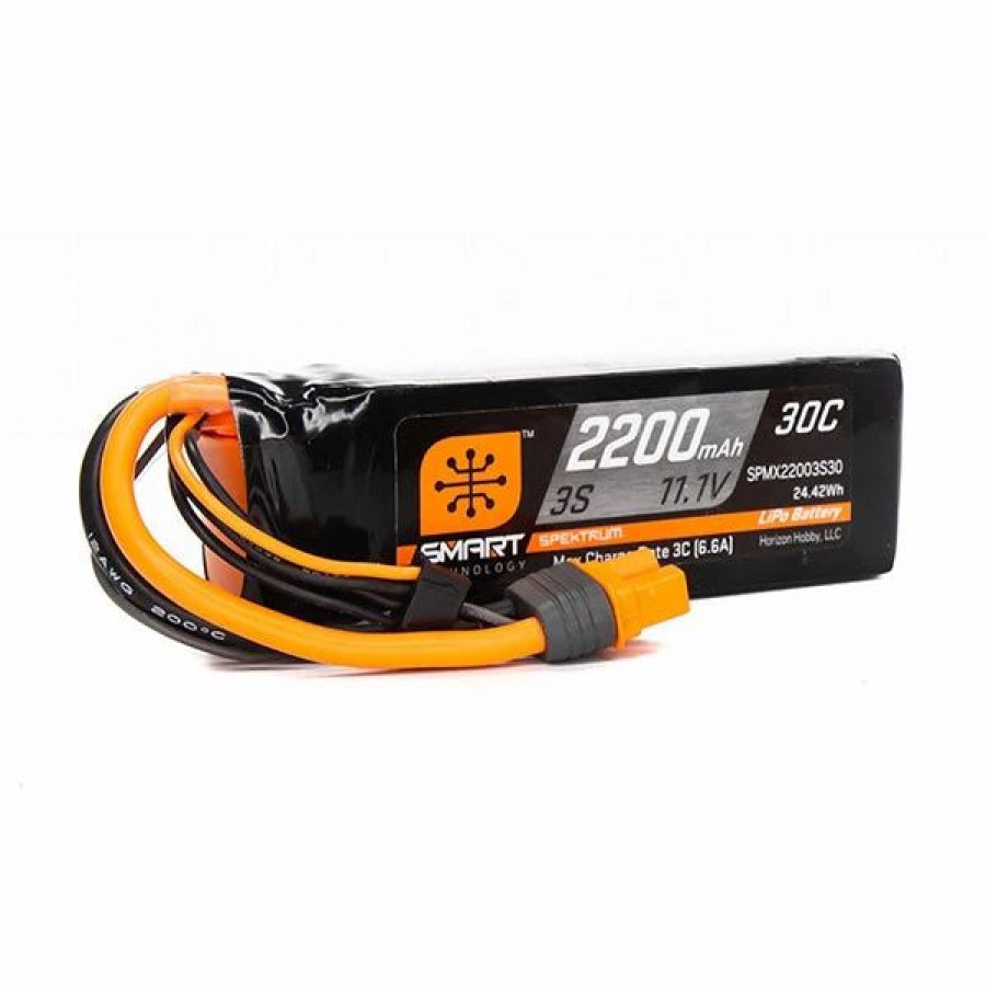 Airplanes * | Horizon Hobbies, Inc. Spektrum Rc 3S Smart Lipo 30C Battery Pack W/Ic3 Connector (11.1V/2200Mah)