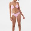 Women * | O'Neill Saltwater Solids Boulders Bikini Bottom Pink