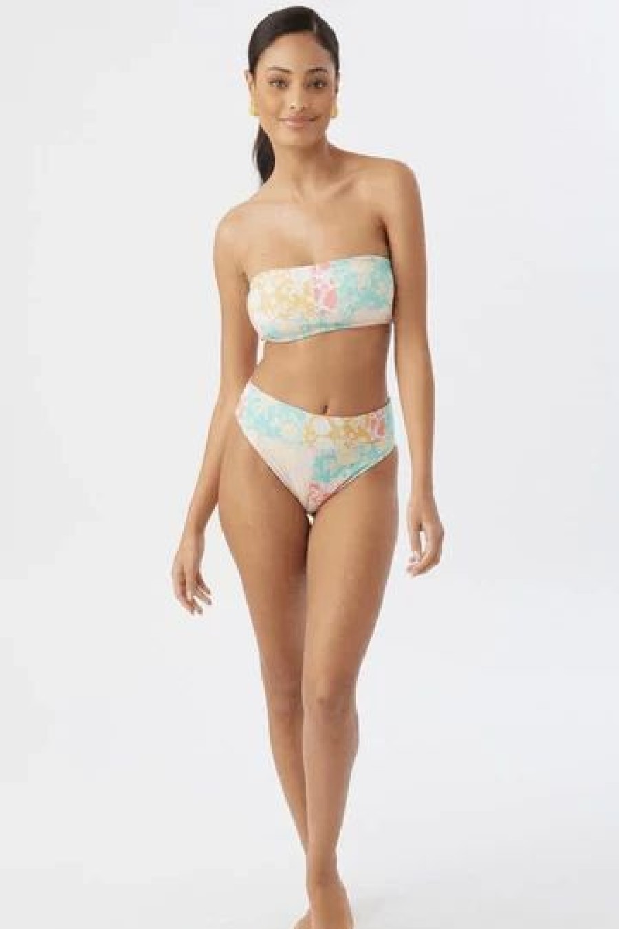 Women * | O'Neill Olivia Tulum Cheeky Bottom Multi Colored