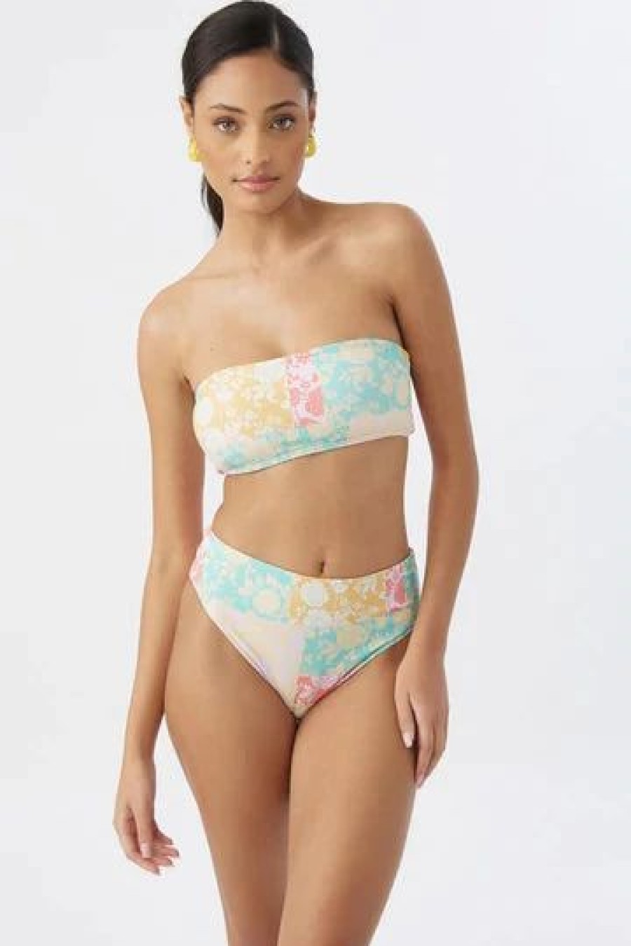 Women * | O'Neill Olivia Tulum Cheeky Bottom Multi Colored