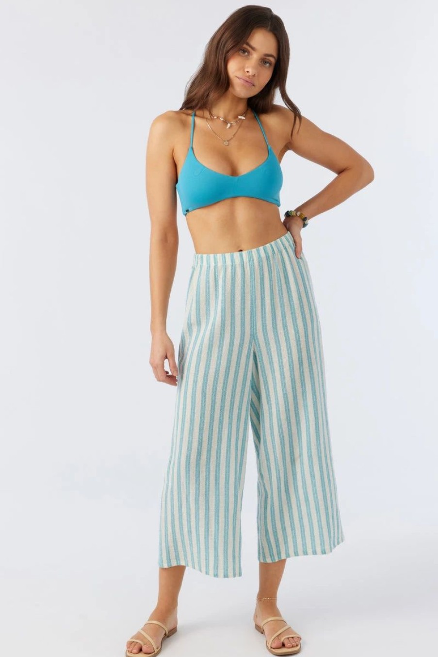 Women * | O'Neill Miriam Stripe Pant Blue Moon