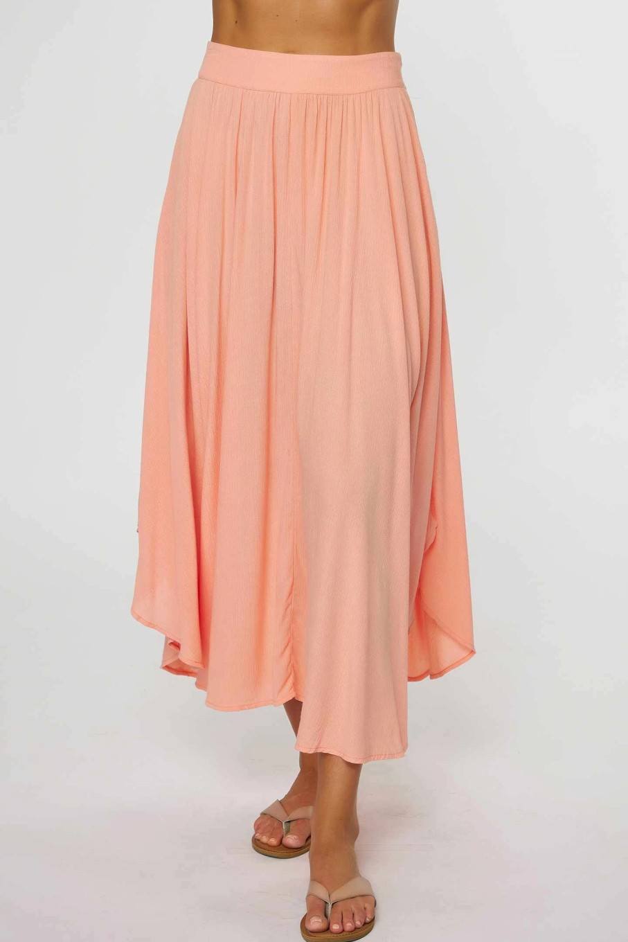 Women * | O'Neill Ladies Marni Solid Skirt Peach