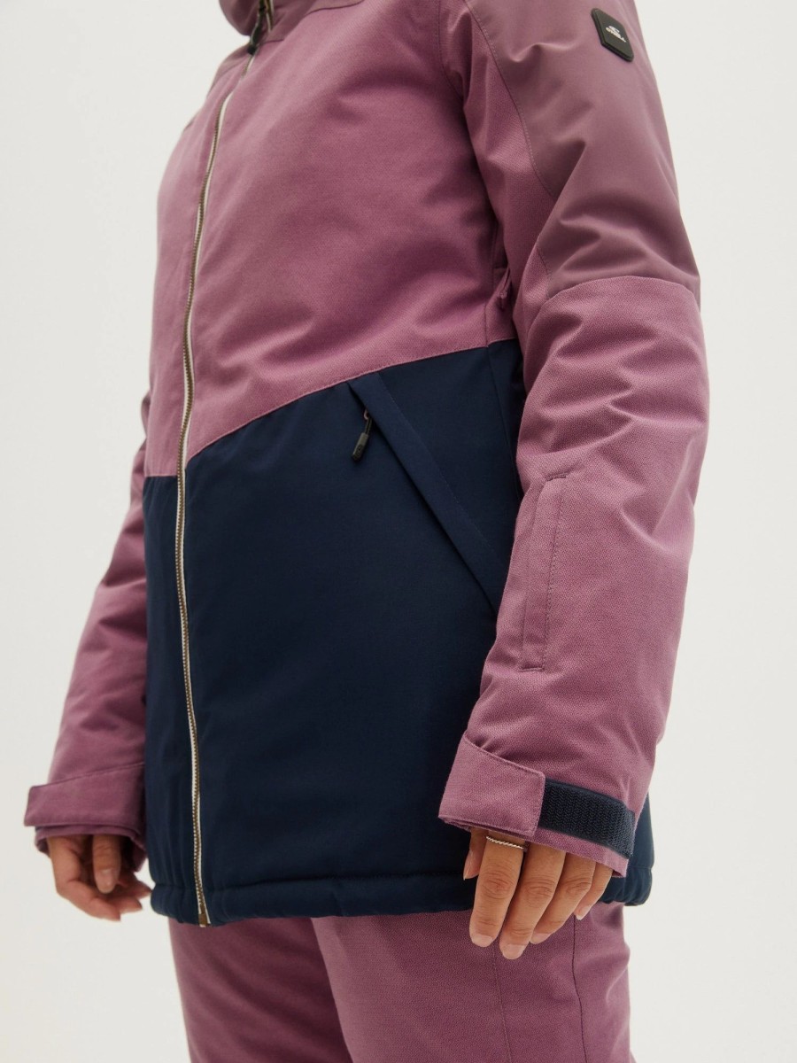 Women * | O'Neill Ladies Halo Jacket Berry Conserve