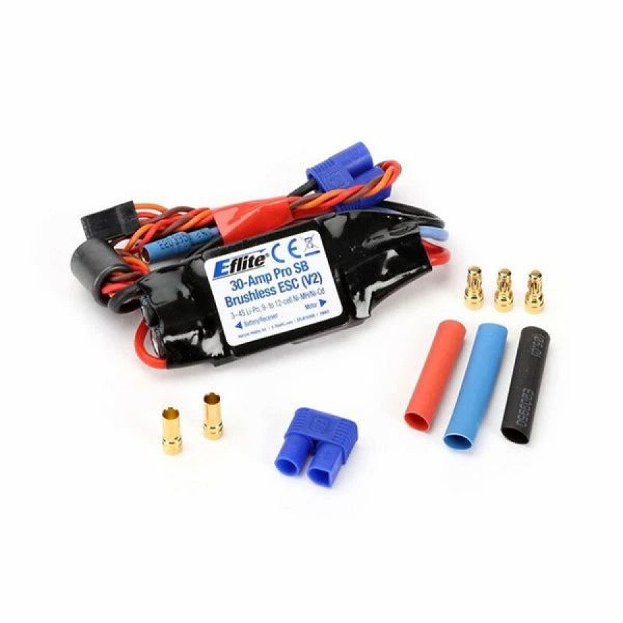 Airplanes * | Horizon Hobbies, Inc. E-Flite 30-Amp Pro Switch-Mode Bec Brushless Esc (V2)