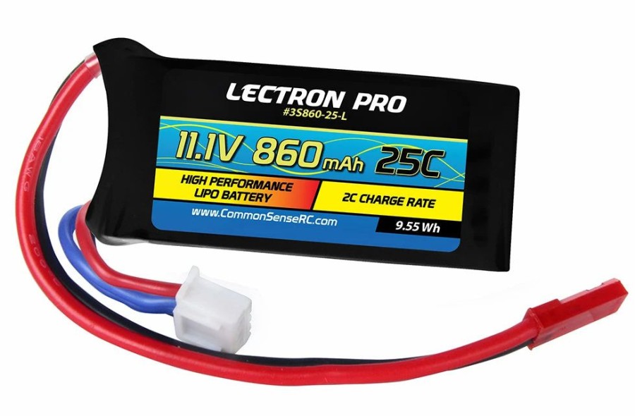 Airplanes * | Common Sense Rc Lectron Pro 11.1V 860Mah With Jst Connector