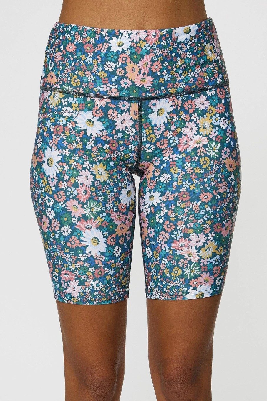 Women * | O'Neill Ladies Eliza Ditsy Las Flores Bike Shorts Slate