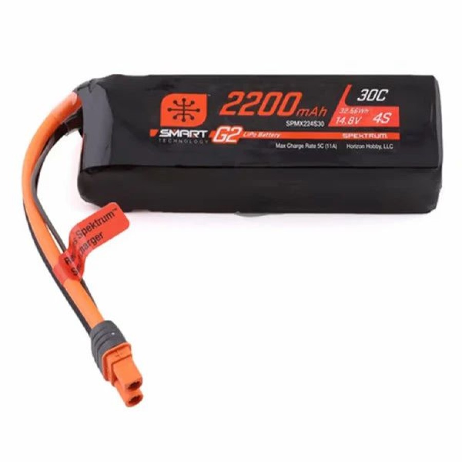 Airplanes * | Horizon Hobbies, Inc. Spektrum Rc 4S Smart G2 Lipo 30C Battery Pack W/Ic3 Connector (14.8V/2200Mah)