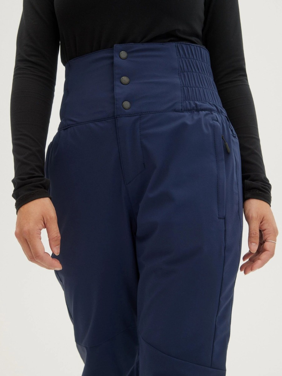 Women * | O'Neill Ladies High Waist Pants Ink Blue