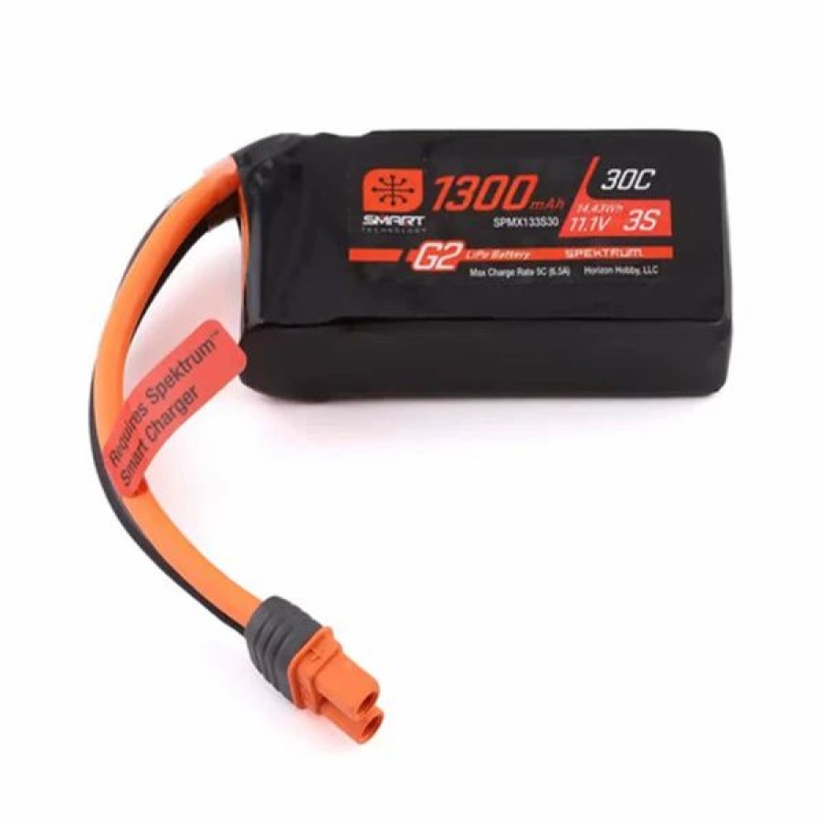 Airplanes * | Horizon Hobbies, Inc. Spektrum Rc 11.1V 1300Mah 3S 30C Smart G2 Lipo Battery: Ic3