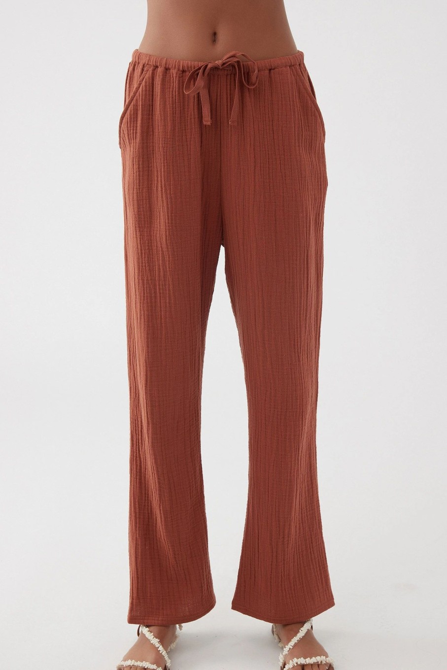 Women * | O'Neill Brenda Pant Rustic Brown