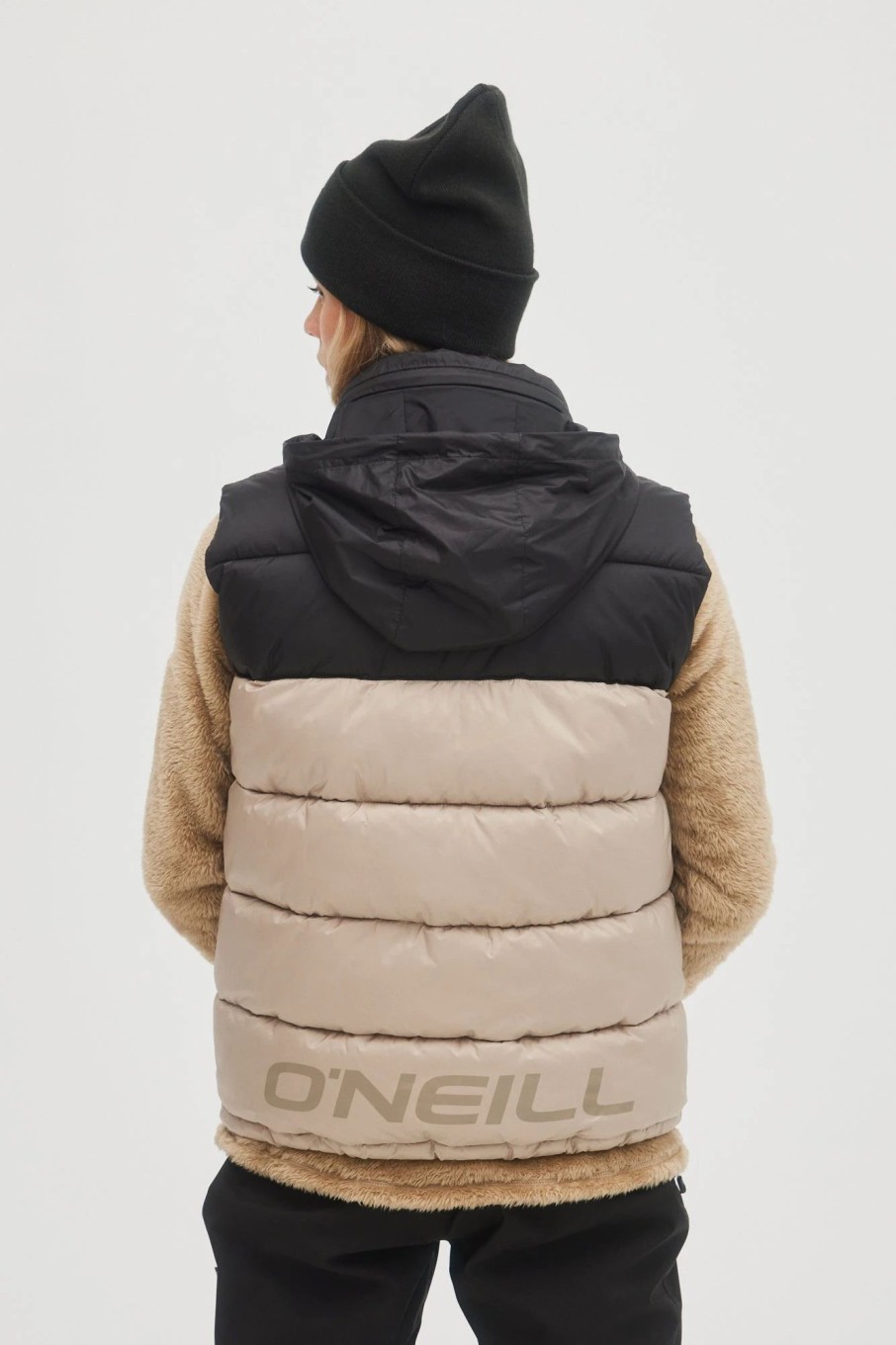 Women * | O'Neill O'Riginals Puffer Vest Crockery Colour Block