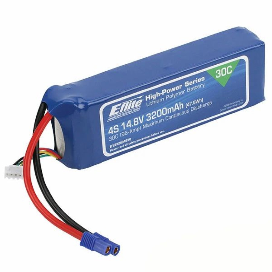 Airplanes * | Horizon Hobbies, Inc. E-Flite 4S Lipo Battery 30C (14.8V/3200Mah) W/Ec3 Connector