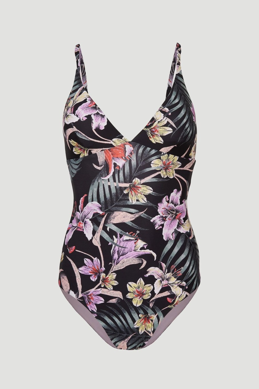 Women * | O'Neill Ladies Sunset Swimsuit Tropical Nights Aop