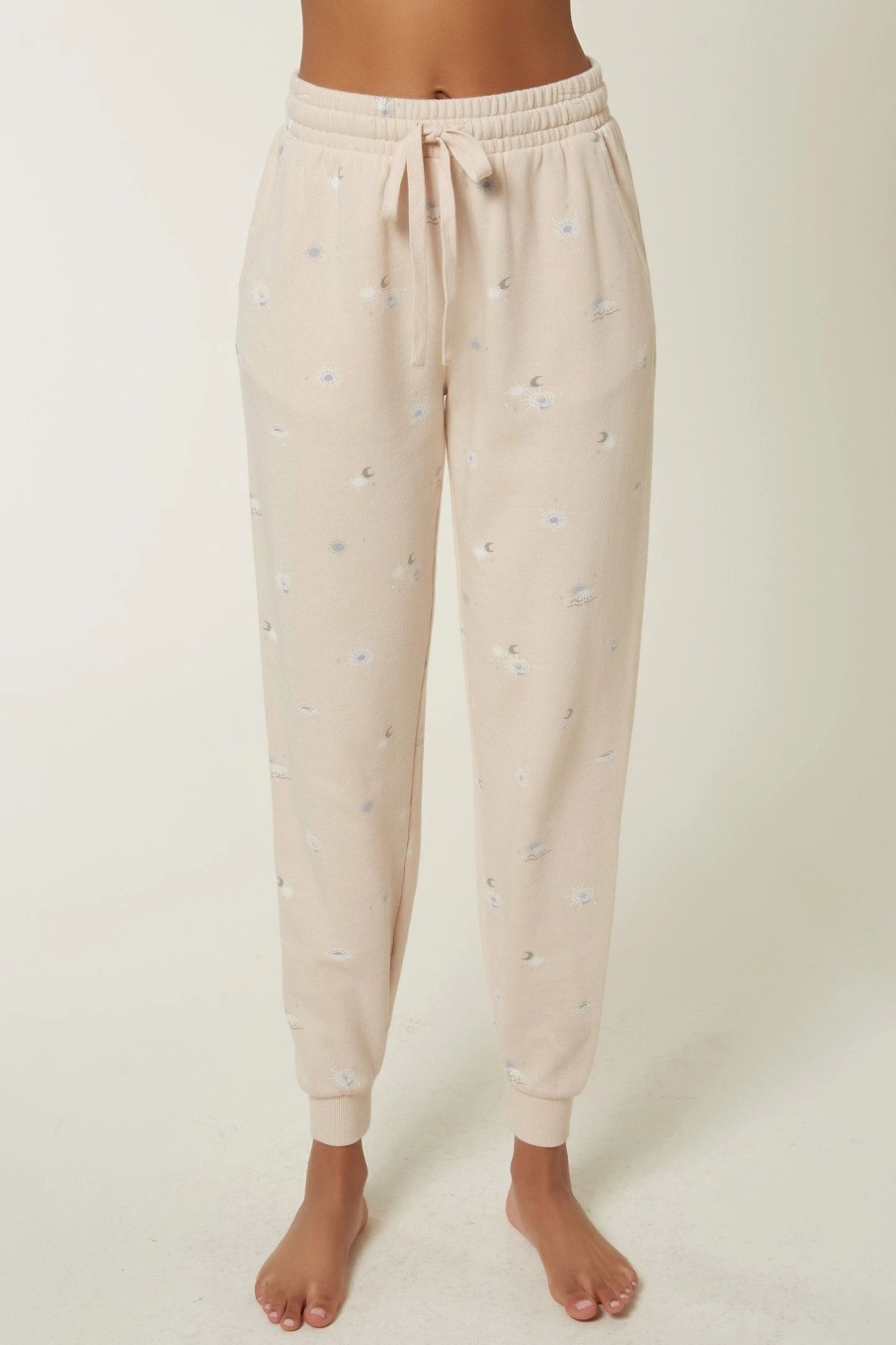 Women * | O'Neill Ladies Bayside Fleece Pant Vanilla Cream