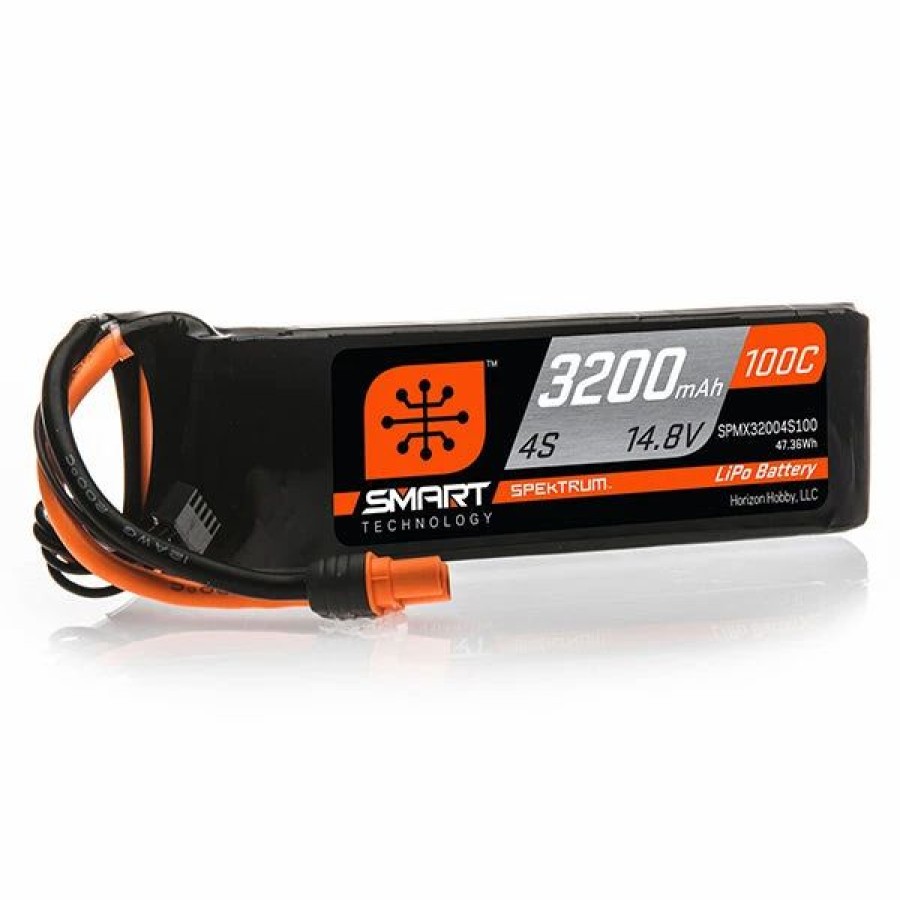 Airplanes * | Horizon Hobbies, Inc. Spektrum Rc 4S Smart Lipo 100C Battery Pack (14.8V/3200Mah) W/Ic3 Connector