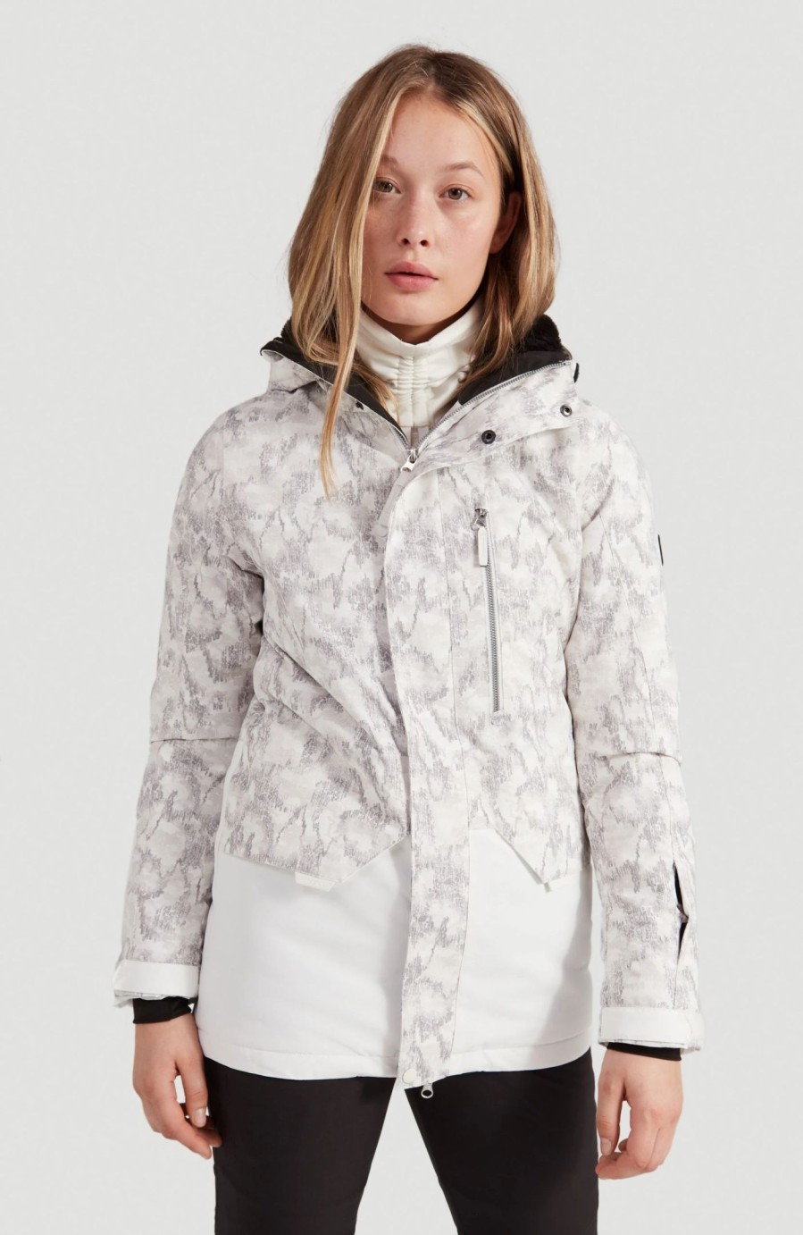 Women * | O'Neill Zeolite Jacket Powder White