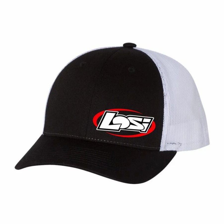 Apparel * | Horizon Hobbies, Inc. Losi Snap Back Hat/Cap Blk Wht (Discontinued)