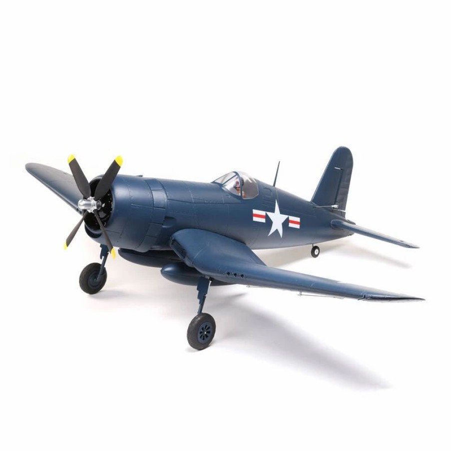 Airplanes * | Horizon Hobbies, Inc. E-Flite F4U-4 Corsair 1.2M Bnf Basic With As3X And Safe Select