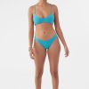 Women * | O'Neill Saltwater Solids Rockley Bikini Bottom Blue Moon